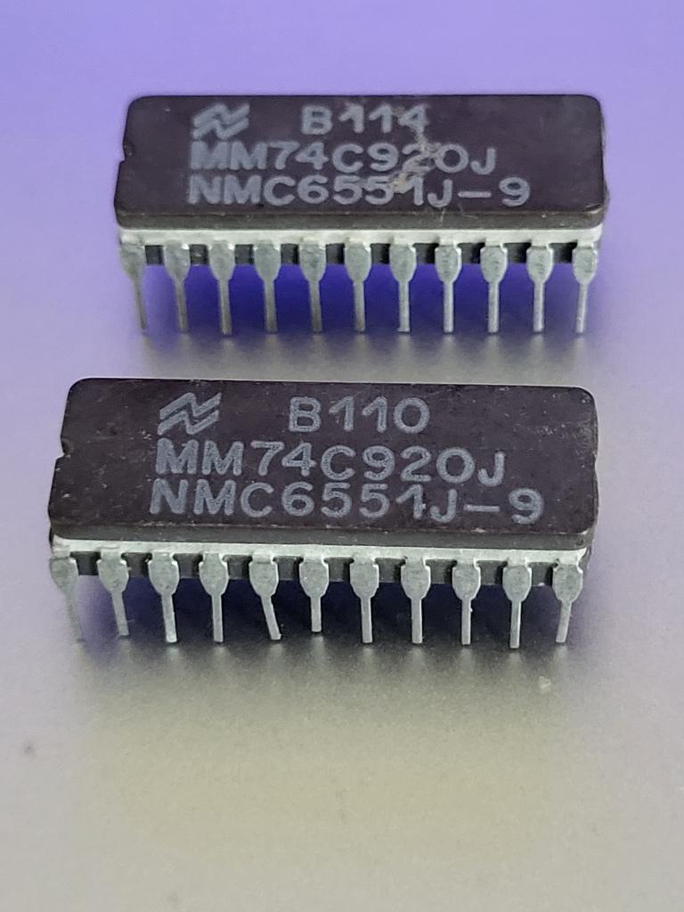 2pcs MM74C920 Static RAM (Vintage), Computers en Software, Vintage Computers, Verzenden
