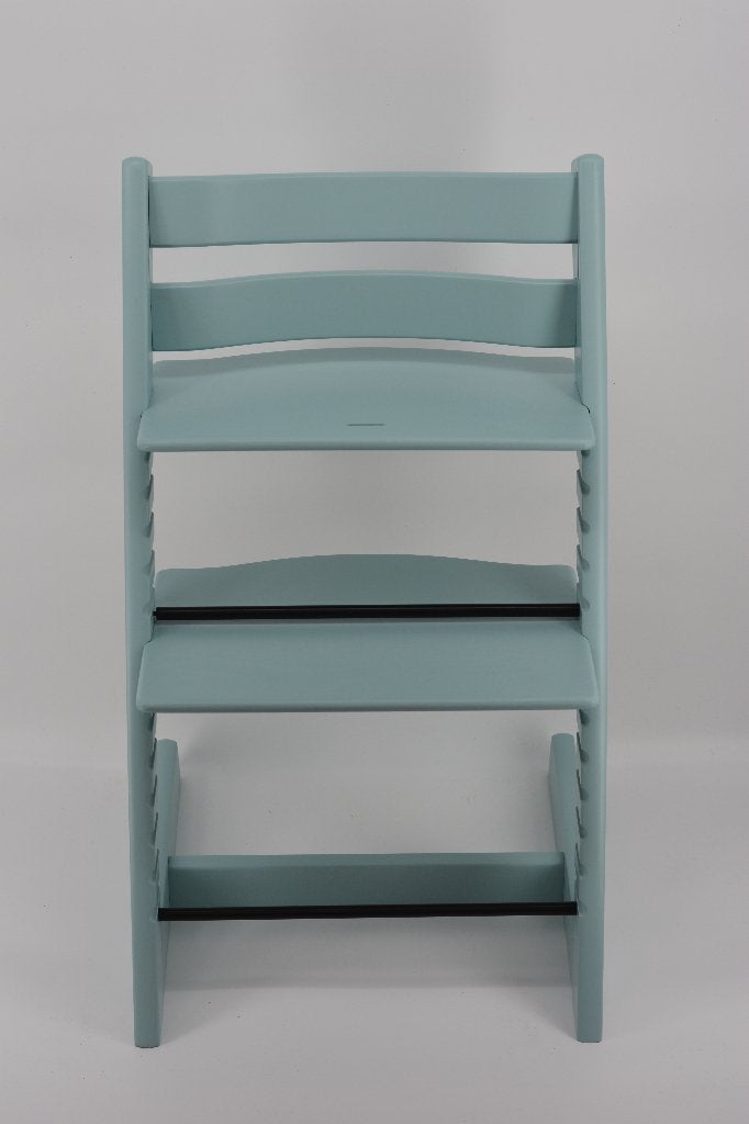Stokke Tripp Trapp Aqua Blue – Tripp Trapp Refurbished model, Verzenden, Zo goed als nieuw, Meegroeistoel, Aanschuifbaar