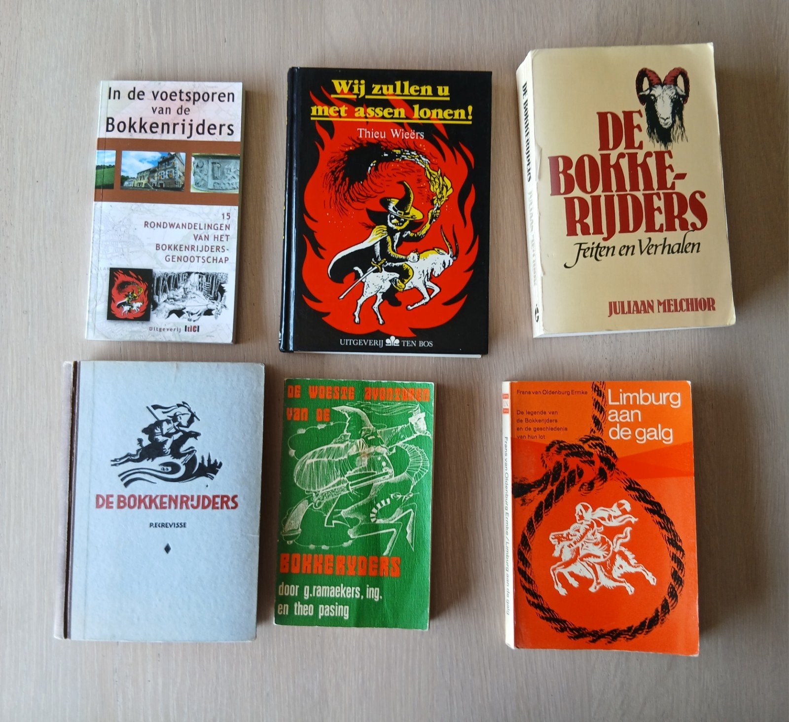 Grote collectie boeken over de Bokkerijders, Boeken, Verzenden, 20e eeuw of later, Gelezen, Diverse auteurs