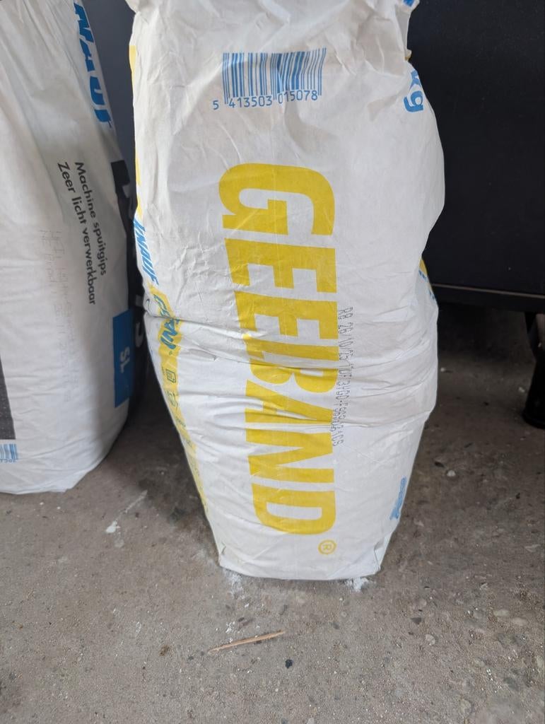Zak Geelband 25 kg, Ophalen, Nieuw, Overige typen