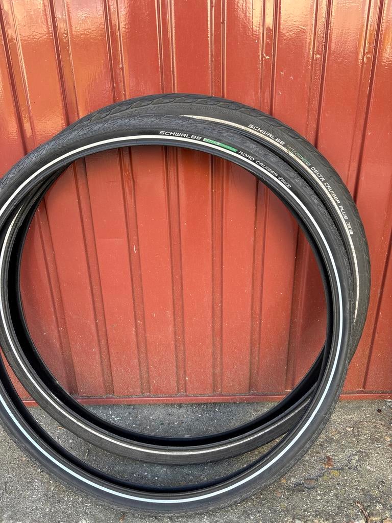 Schwalbe buitenbanden 28” en 26” 47-622 en 47-559, Fietsen en Brommers, Fietsonderdelen, Ophalen, Band, Zo goed als nieuw, Rubber