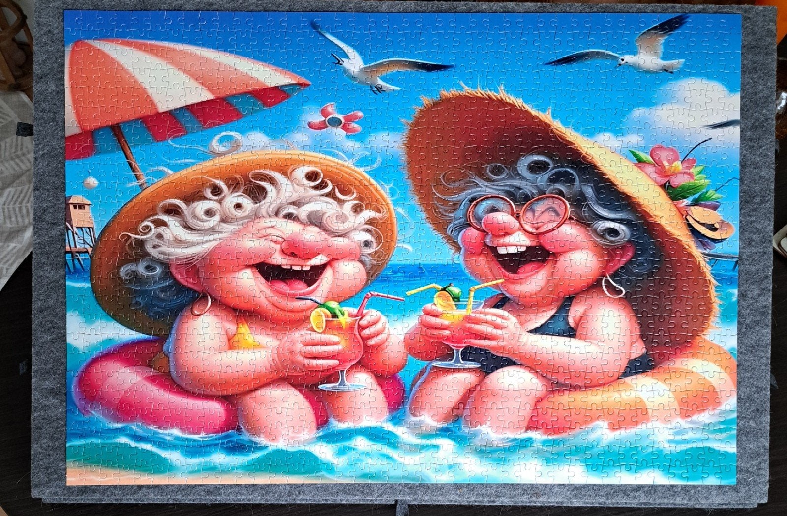 legpuzzel 1000 stukjes, Hobby en Vrije tijd, Ophalen of Verzenden, 500 t/m 1500 stukjes, Zo goed als nieuw