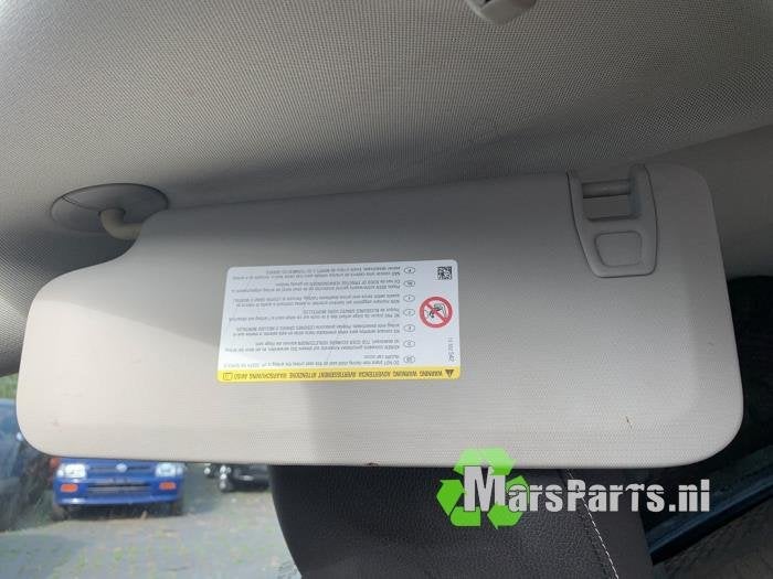 Zonneklep van een Opel Astra, Gebruikt, -, -, Opel