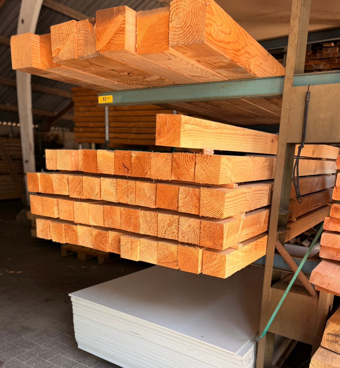 overkapping palen douglas, Ophalen, Zo goed als nieuw, 250 cm of meer, Palen