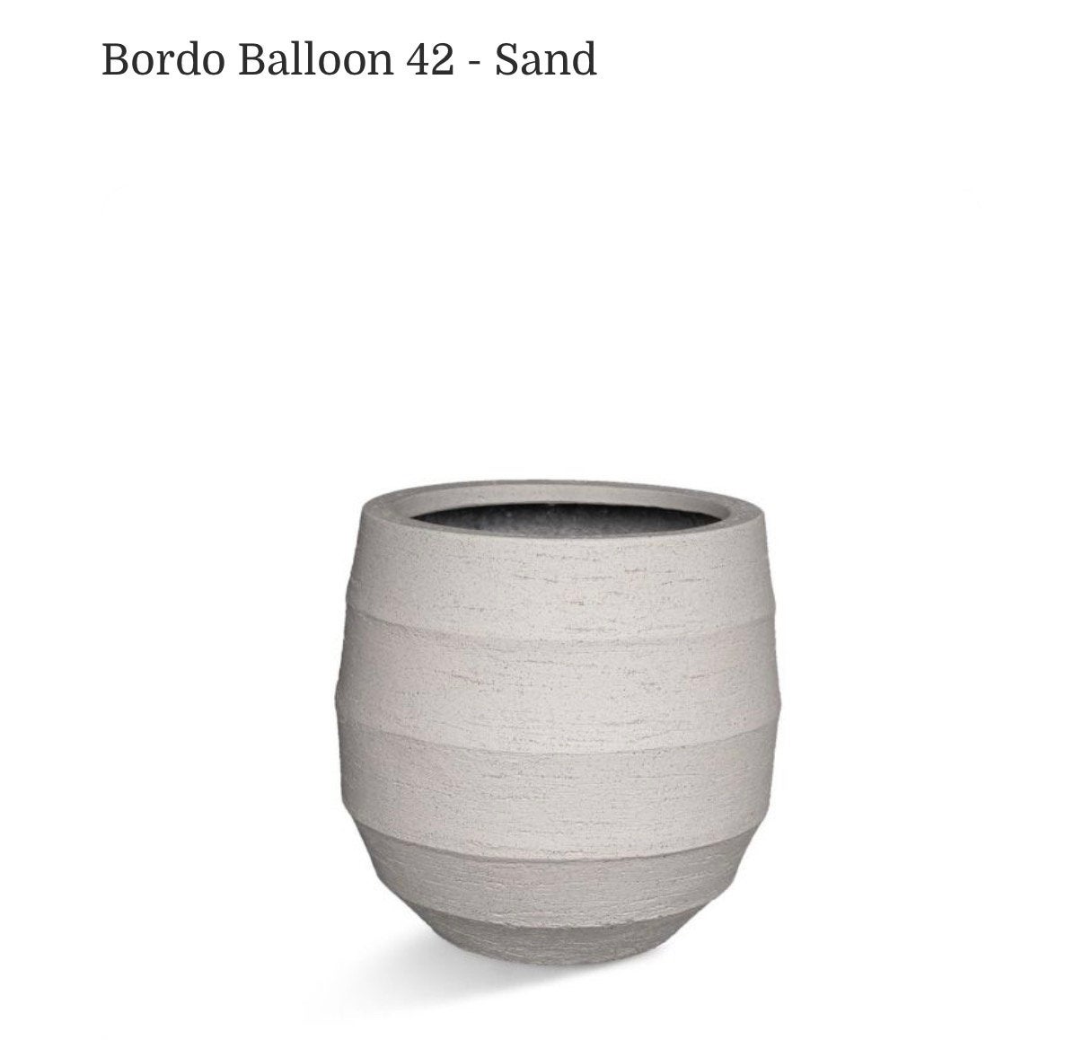 Bordo balloon pot van Luca lifestyle, Tuin en Terras, Bloempotten, Rond, Nieuw, Ophalen of Verzenden, Aardewerk