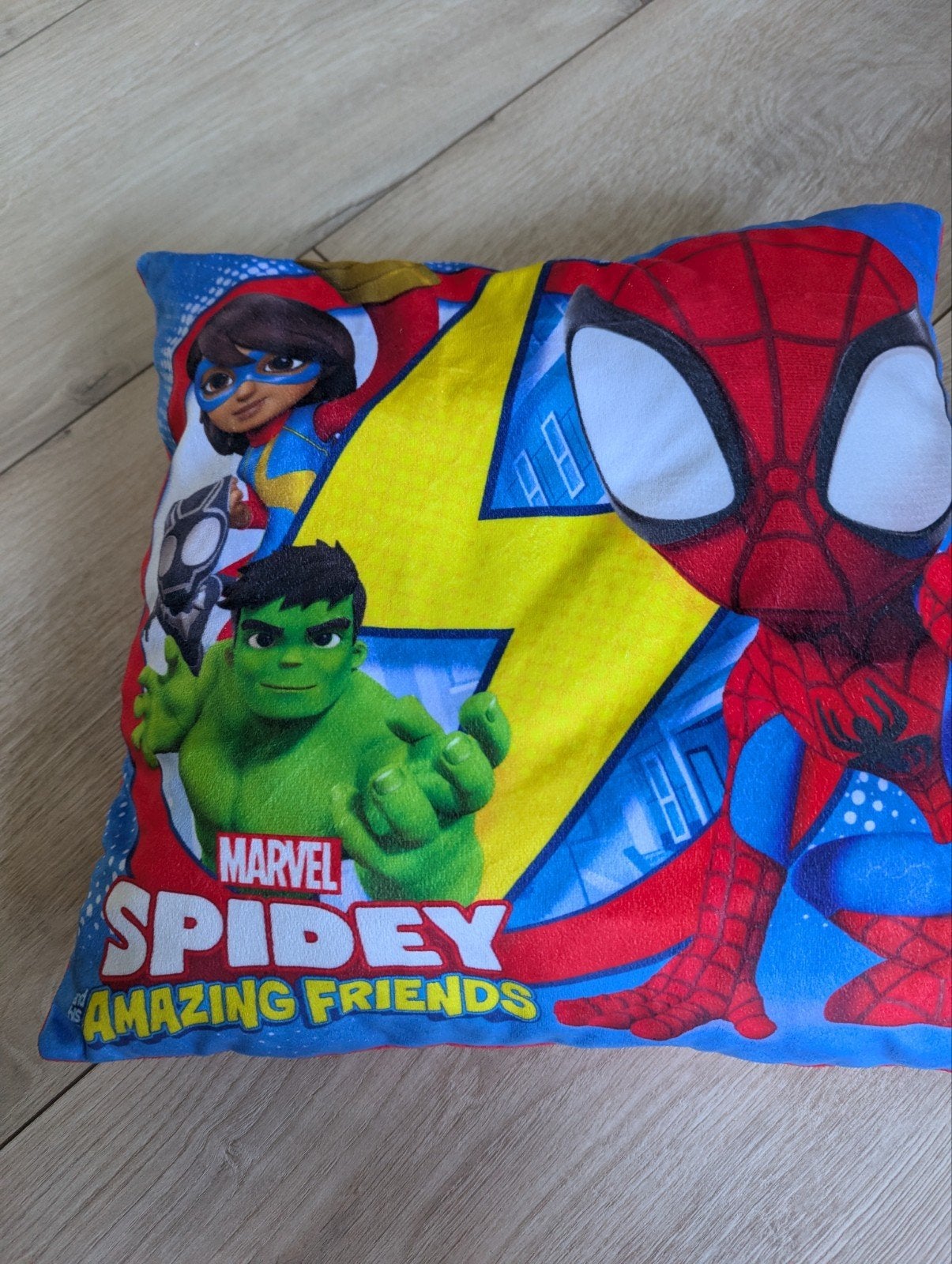 Marvel Spidey en zijn Geweldige Vrienden Kussen, Overige merken, Gebruikt, Meerkleurig, Met print