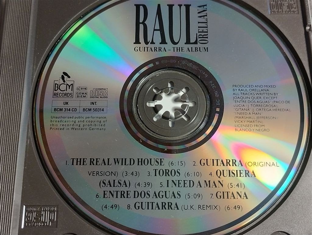 Raul Orellana - Guitarra The Album, Ophalen of Verzenden, Zo goed als nieuw, Disco