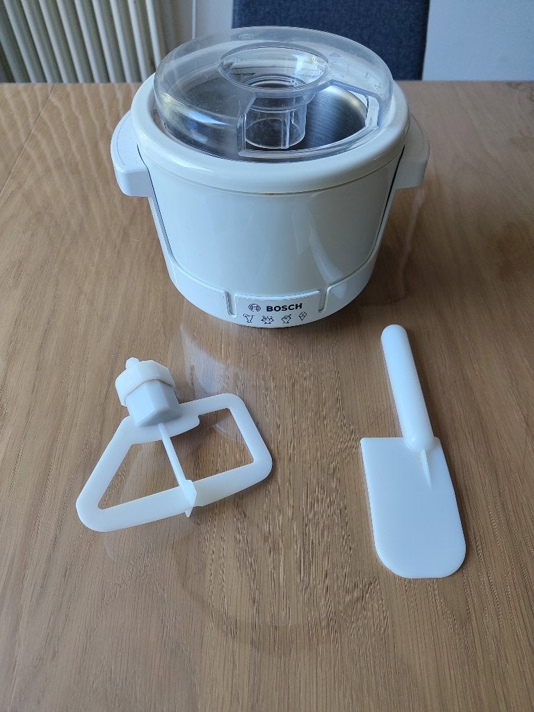 Bosch ijsmaker (voor keukenmachine), Ophalen of Verzenden, Gebruikt, Koelelement