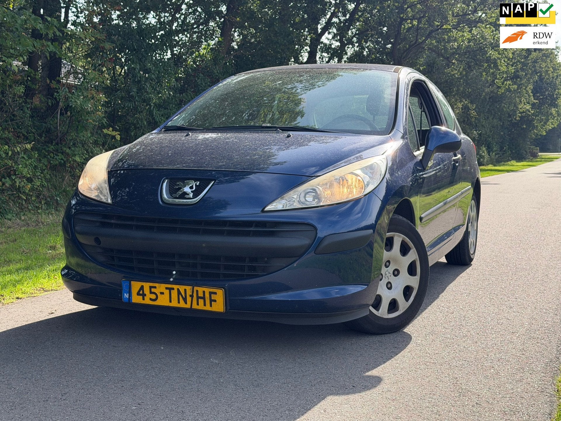 Peugeot 207 1.4-16V XR | Lange APK Nu € 1.499,- !, Voorwielaandrijving, 4 cilinders, Blauw, 49 €/maand