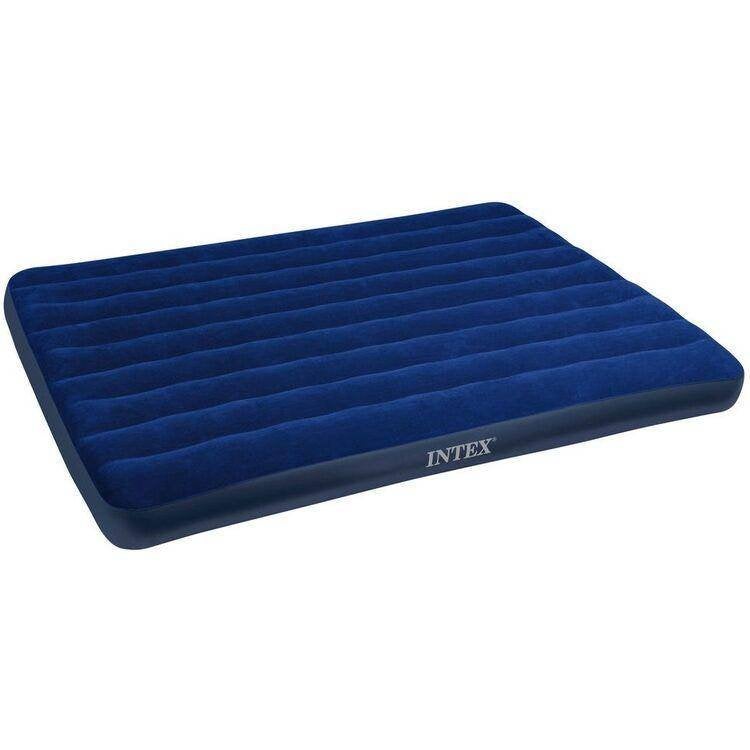 INTEX Full/Double Size inflatable air mattress with pump, Ophalen of Verzenden, Zo goed als nieuw, 2-persoons