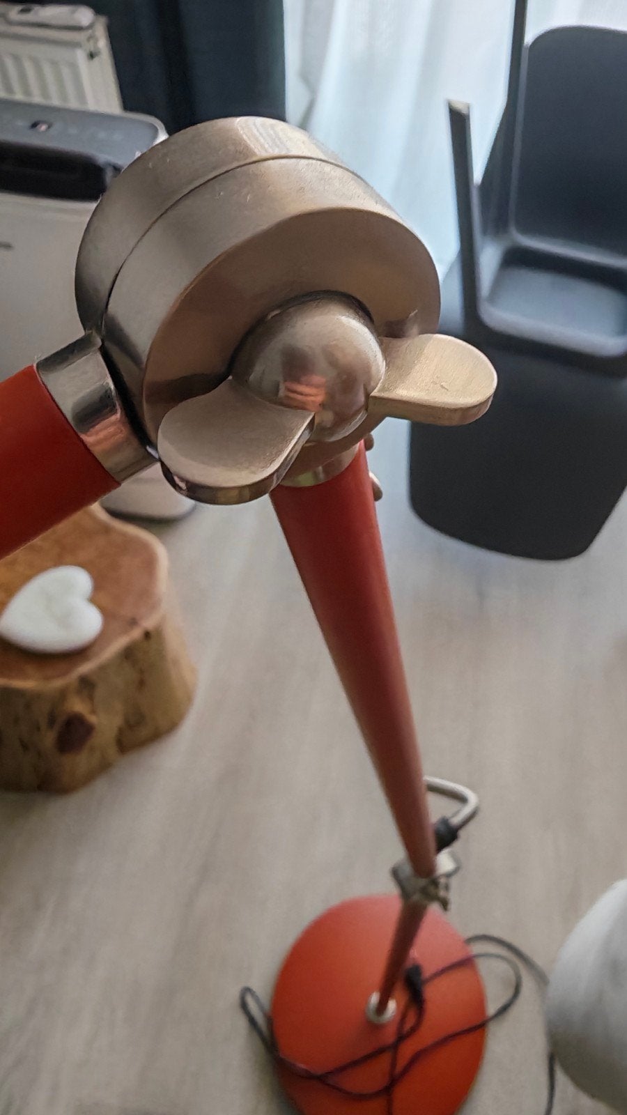 IKEA Arod vloerlamp roodbruin vintage- zeldzaam, Ophalen