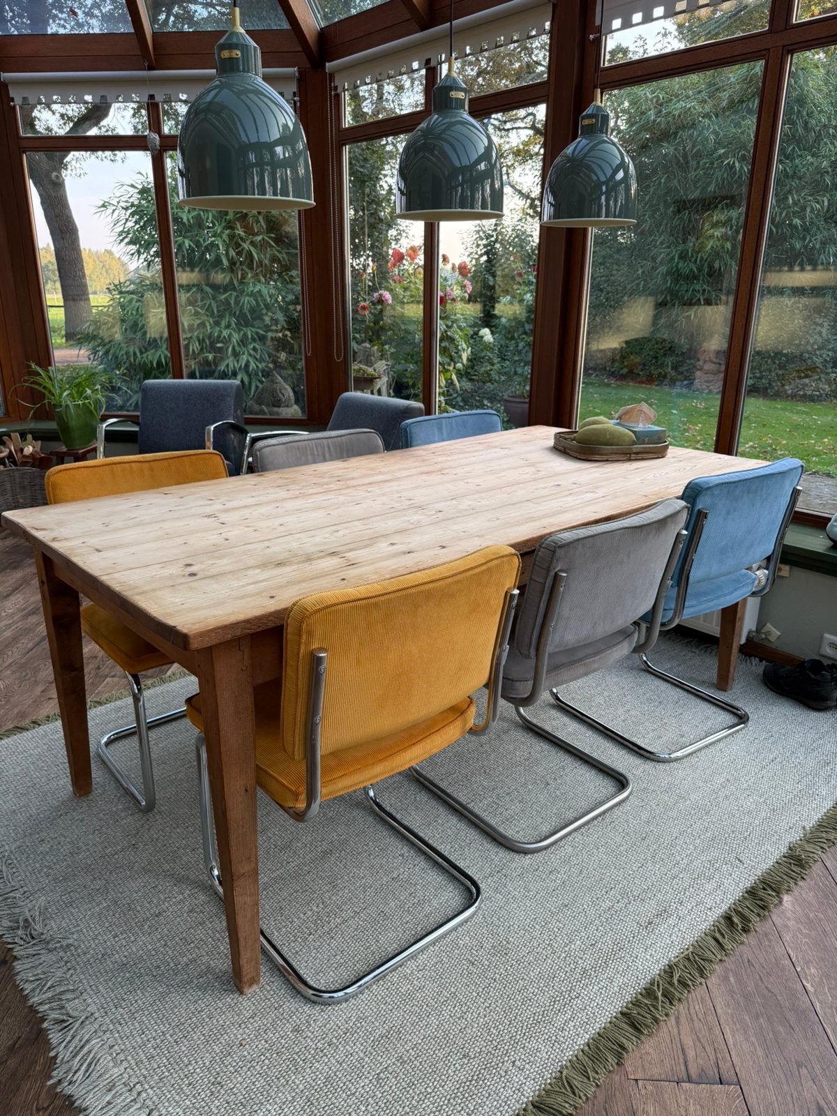 6 ridge rib stoelen, Huis en Inrichting, Ophalen, Gebruikt, Vijf, Zes of meer stoelen