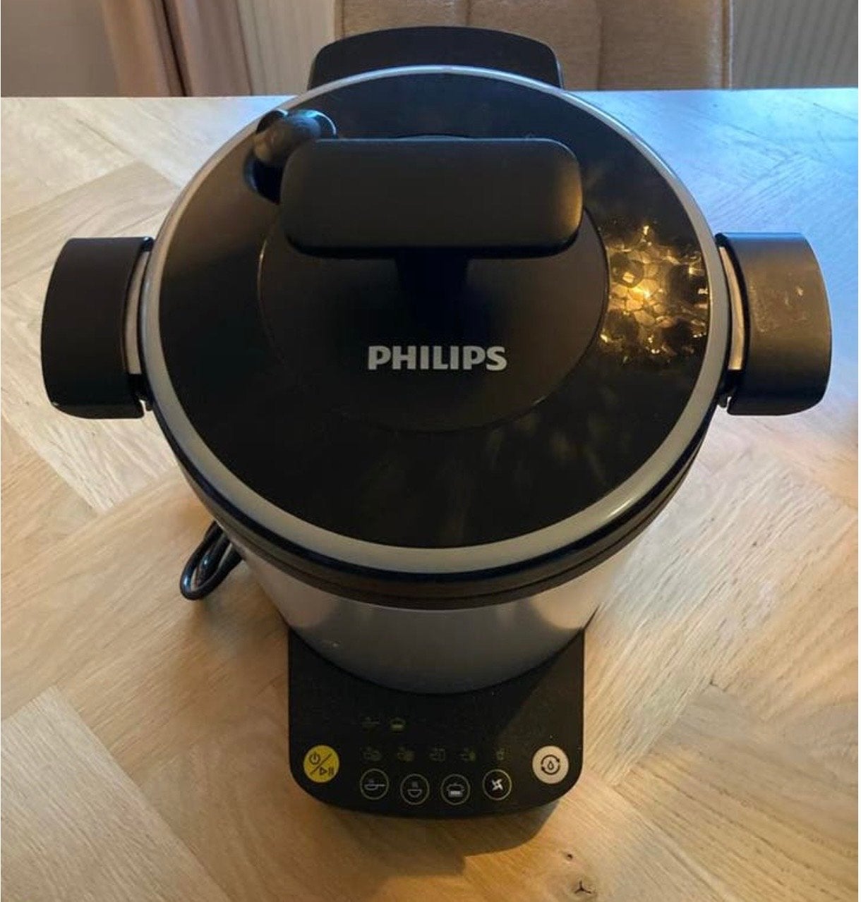 Philips SoupMaker HR2204/80 - Zilver/Zwart, Witgoed en Apparatuur, Keukenmixers, Ophalen, 1 tot 2 liter, 3 snelheden of meer, Zo goed als nieuw