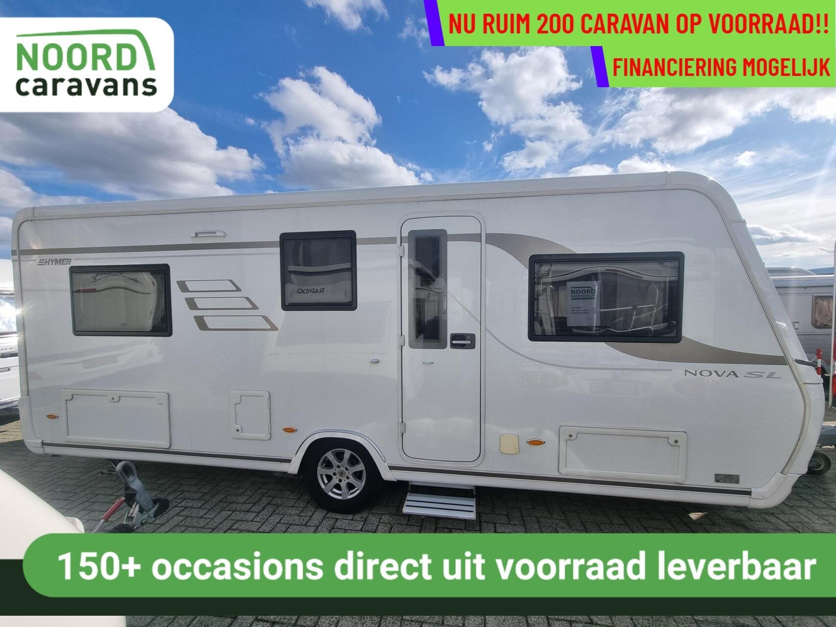Eriba 541 SL nova ENKELE BEDDEN + MOVER + VLOERVERWARMING, Caravans en Kamperen, Rondzit, 7 tot 8 meter, Bedrijf, Eriba