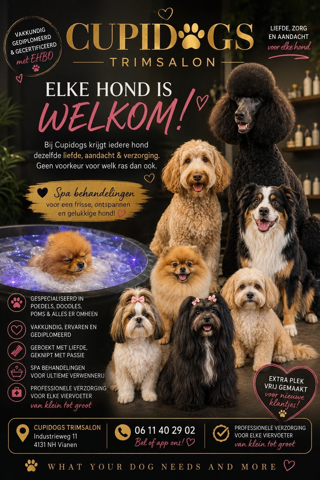 trimsalon cupidogs Vianen, Dieren en Toebehoren, Ophalen