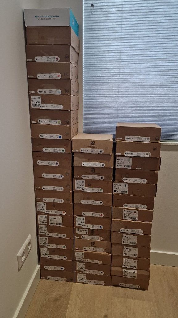 Partij Bambu Lab PLA Filament, Computers en Software, 3D-printerbenodigheden, Ophalen, Zo goed als nieuw, Filamentrollen