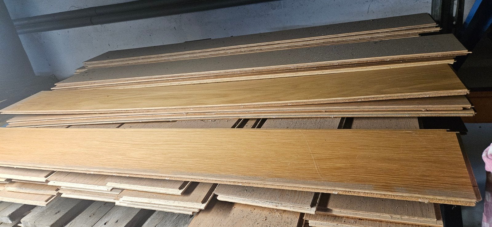 Houten vloerdelen circa 20m2 met extra reststukken, Gebruikt, 10 m² of meer, Hout, Vloerdelen of -planken