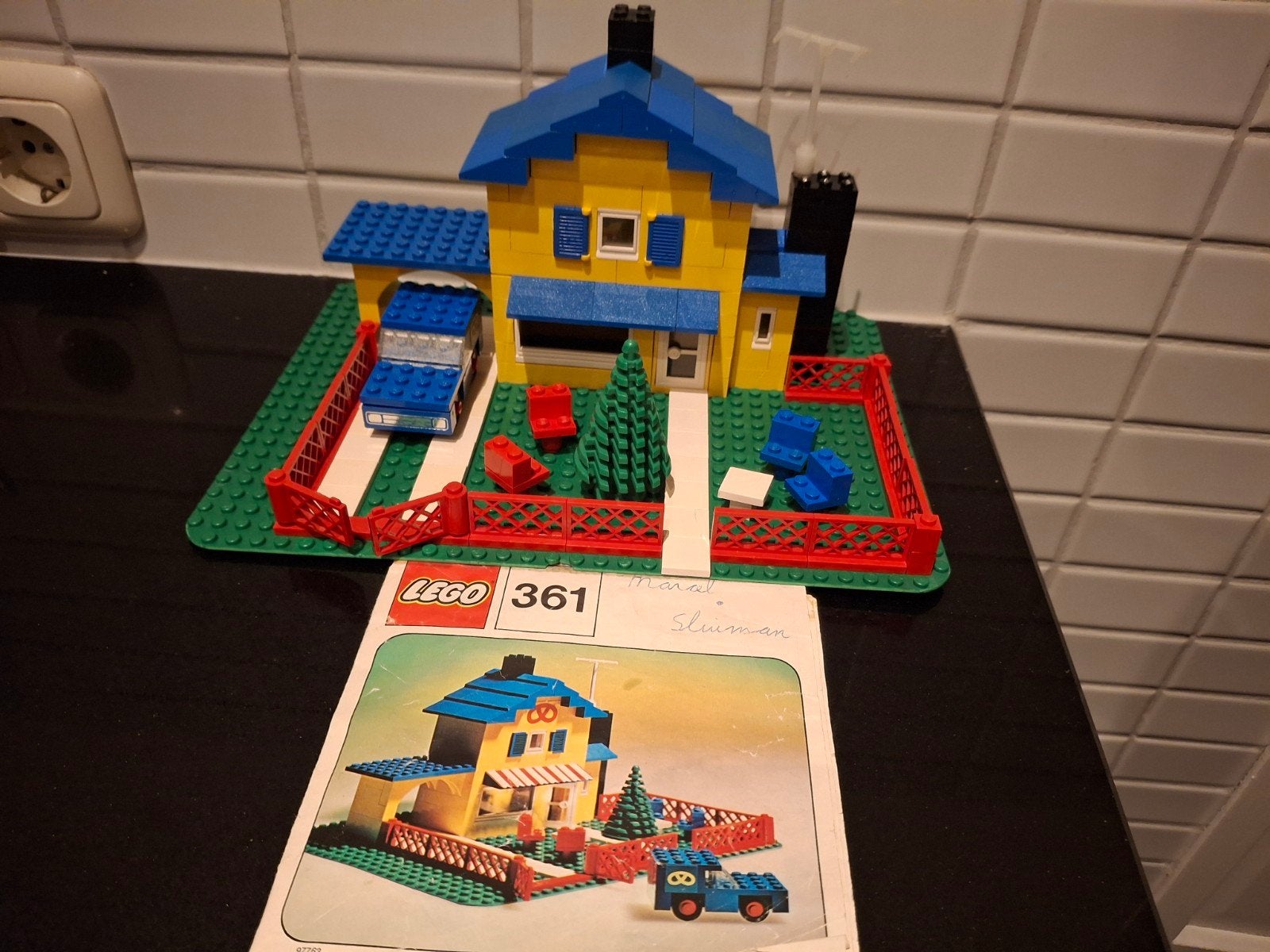 lego Bakkerswinkel bakkerij nr 361 incl boekje, Ophalen of Verzenden, Gebruikt
