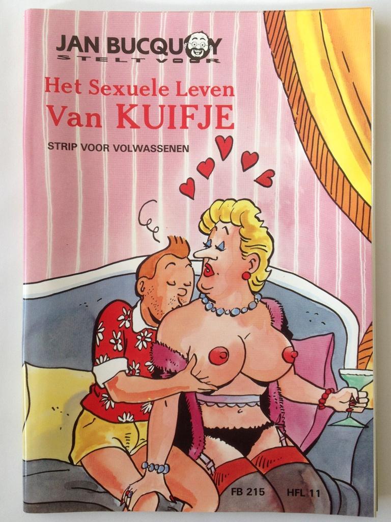Kuifje - de enige LEGALE pikante parodie (1992) MINT vintage, Boeken, Jan Buqcuoy, Eén stripboek, Nieuw, Ophalen of Verzenden