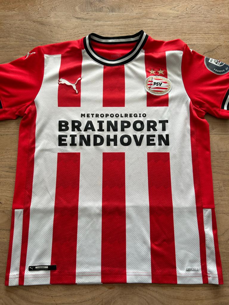 PSV Thuisshirt 2022/2023 Maat L (164), Maat L, Ophalen of Verzenden, Gebruikt, Shirt