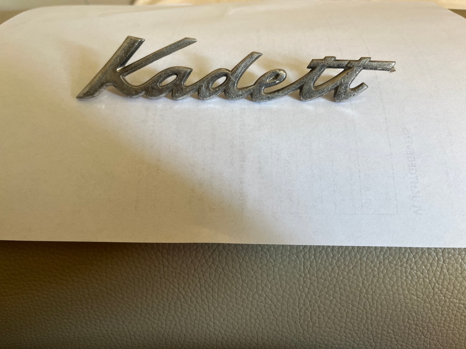 Opel Kadett Embleem - Origineel en in goede staat, Ophalen, Gebruikt, Opel