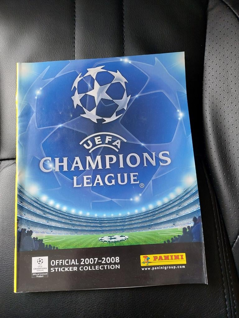 Panini  uefa champignons league 2007/2008, Ophalen of Verzenden, Buitenlandse clubs, Boek of Tijdschrift