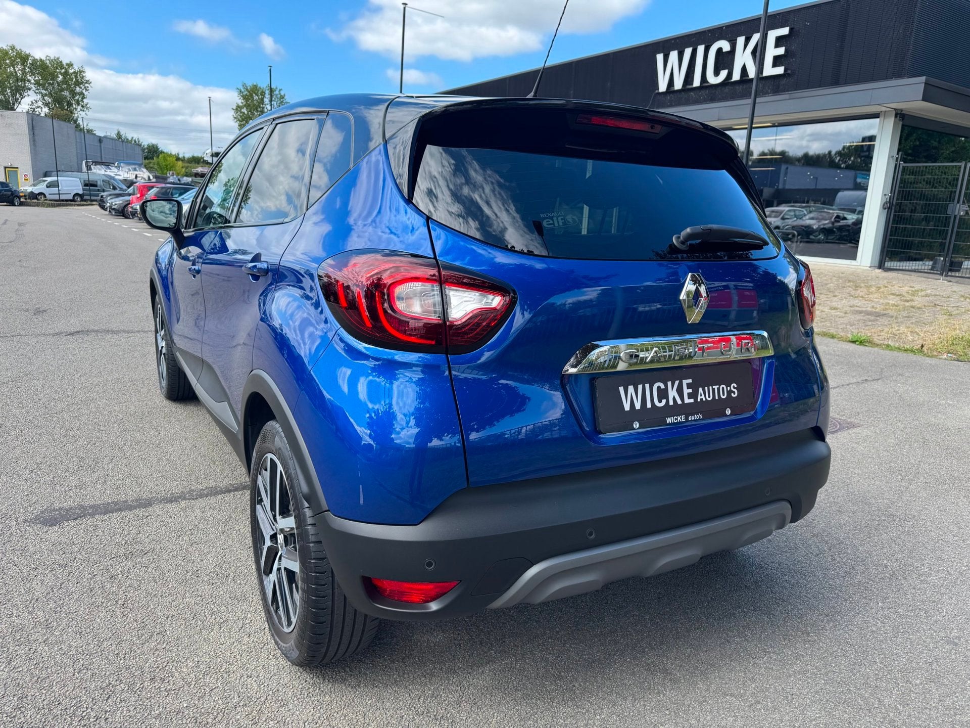 Renault Captur 1.3 TCe Version S 150 PK Automaat Led Navi Ca, Gebruikt, 4 cilinders, 150 pk, Blauw