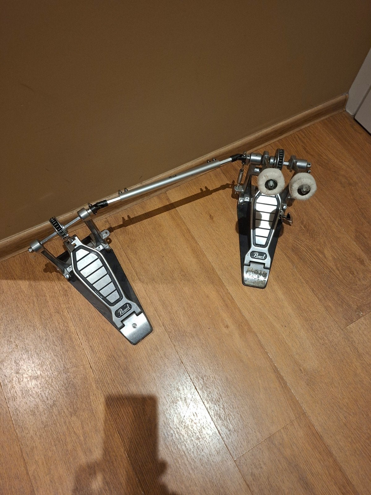 Pearl P100TW dubbel baspedaal pedal voor drumstel, Muziek en Instrumenten, Ophalen of Verzenden, Gebruikt, Drums of Percussie