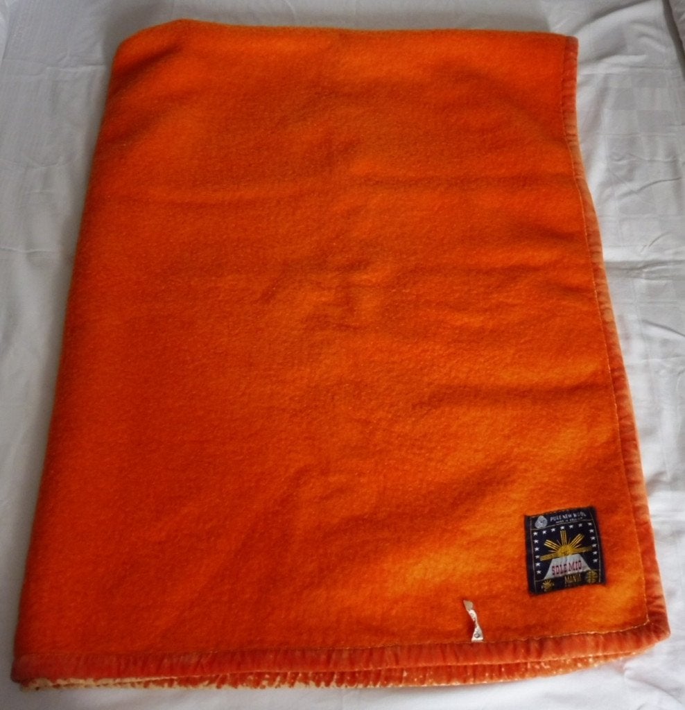 Sole Mio wollen deken 180 x 220 cm wol plaid kleed, Ophalen, Gebruikt