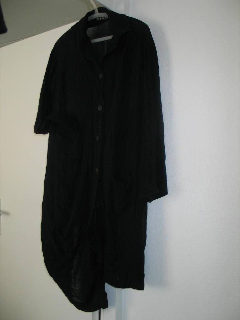 jas tuniek linnen, Ophalen, Gedragen, Maat 42/44 (L), Zwart