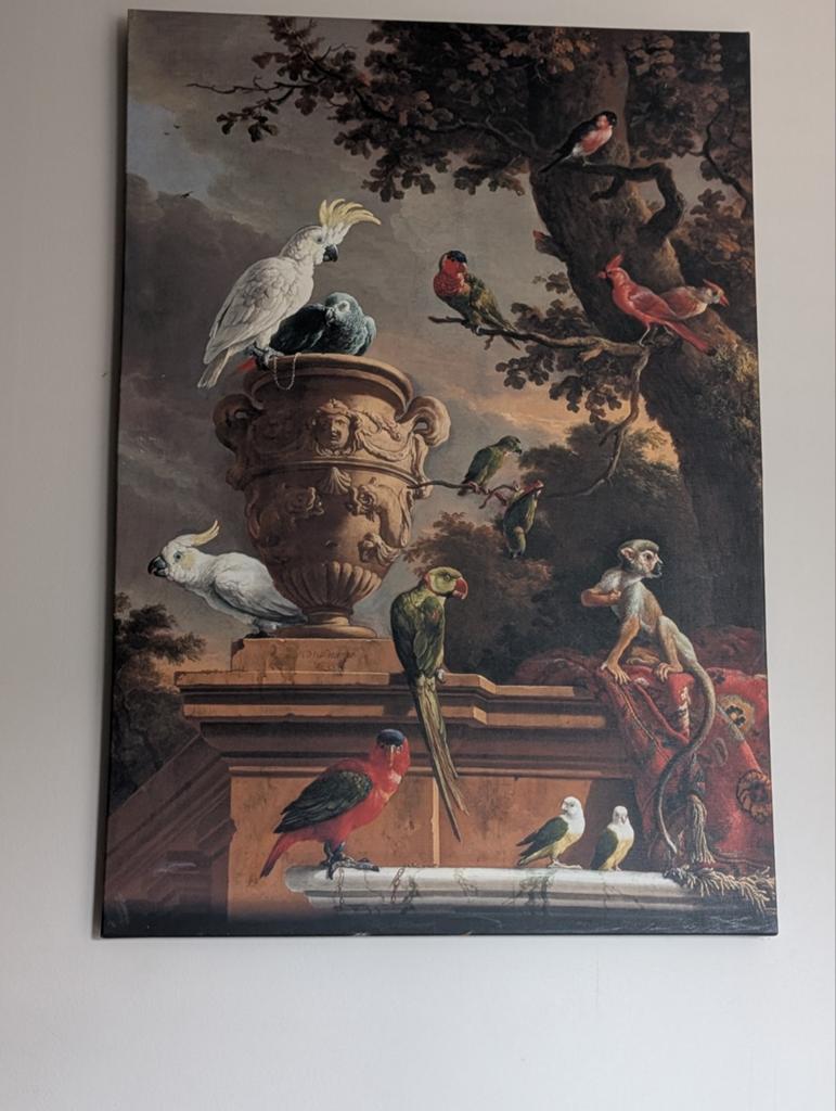 Canvasdoek, Ophalen
