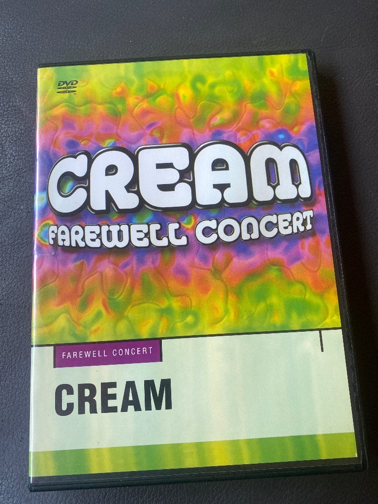 Cream Farewell Concert DVD - Live in Royal Albert Hall, Engels, Alle leeftijden, Ophalen of Verzenden, Zo goed als nieuw