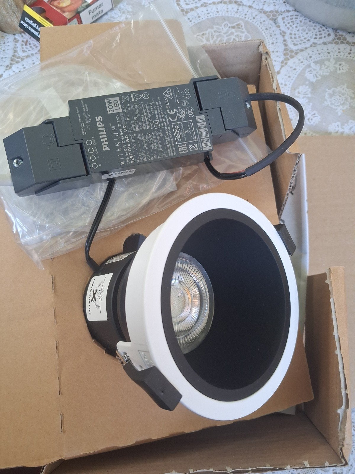Nieuwe Trilux Inbouwspots met Philips Xitanium LED Driver, Nieuw, Ophalen of Verzenden, LED, Metaal