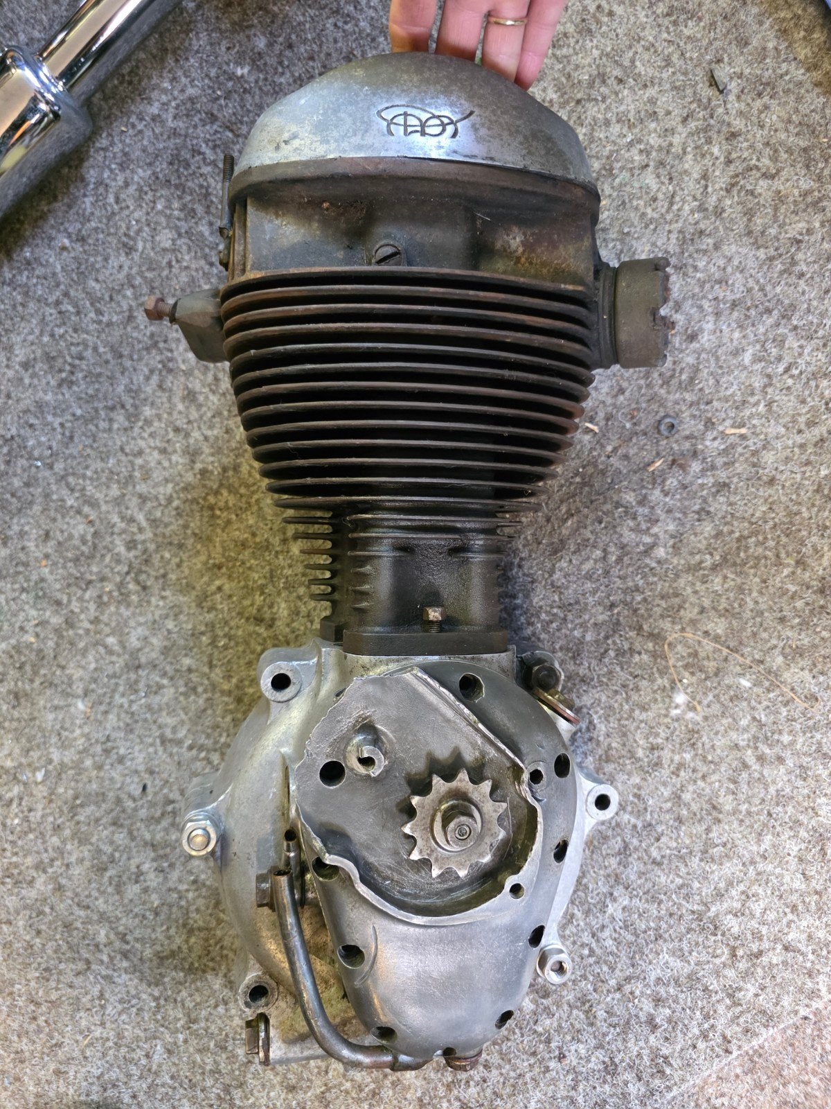 Magnat Debon BGS Terrot JSS motorblok 1939 - Zeer zeldzaam, Ophalen of Verzenden