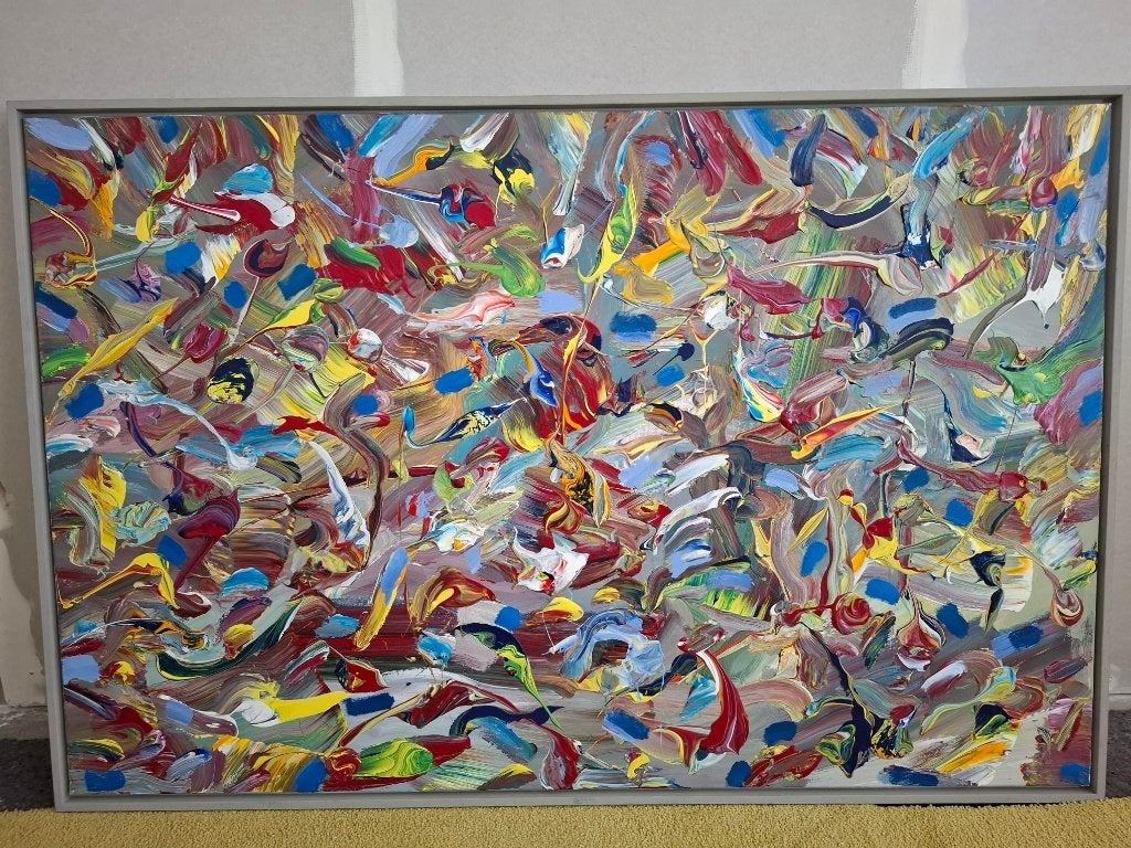 Acryl op canvas van Freddy Flores Knistoff, Ophalen of Verzenden