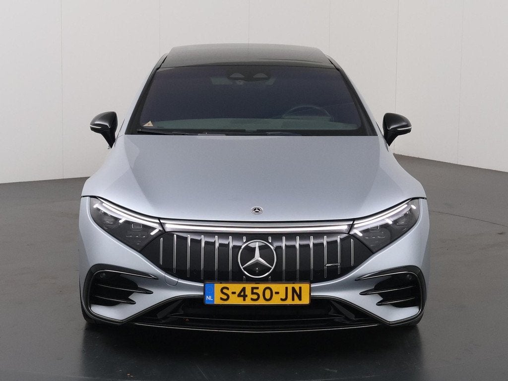 Mercedes-Benz EQS 450+ AMG Line 108 kWh | Night | Panoramada, Auto's, Mercedes-Benz, Gebruikt, 124 €/maand, Parkeerassistent, EQS