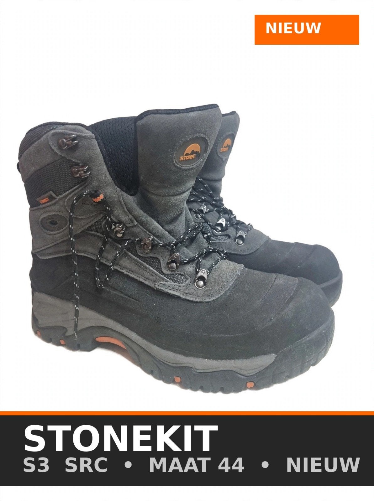Nieuwe STONEKIT S3 veiligheidsschoenen Engelbert Strauss, Kleding | Heren, Ophalen, Zwart, Nieuw, Werkschoenen