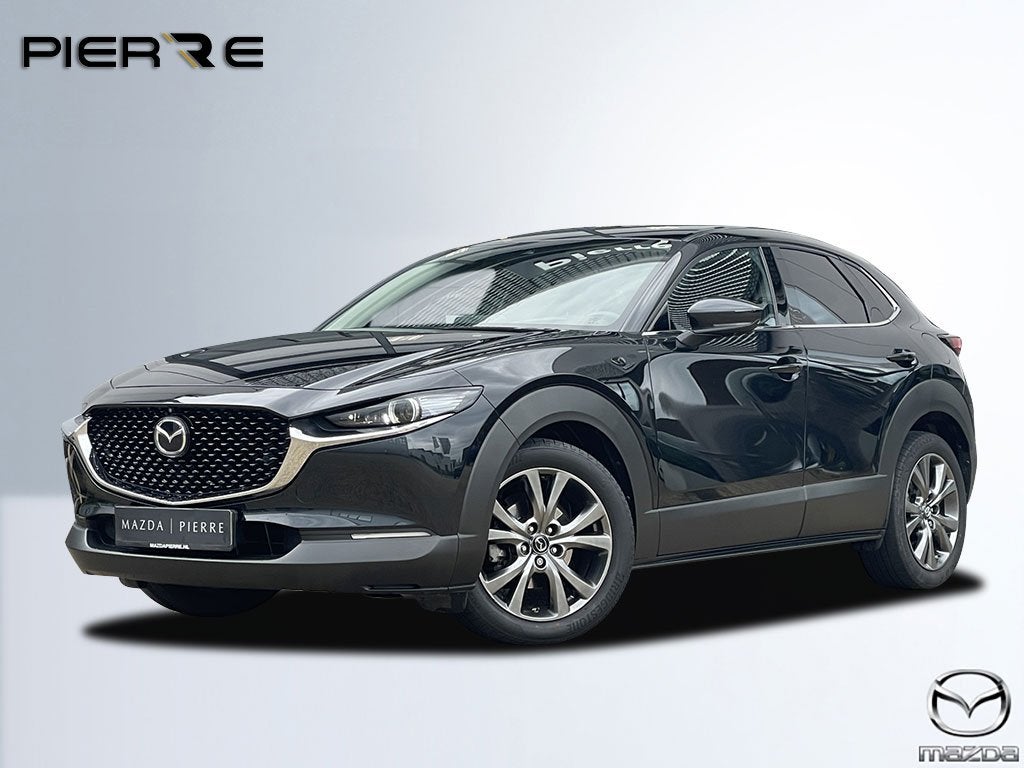 Mazda CX-30 2.0 e-SkyActiv-X 180 M Hybrid Automaat Luxury |, Auto's, Gebruikt, Zwart, 19 km/l, SUV of Terreinwagen