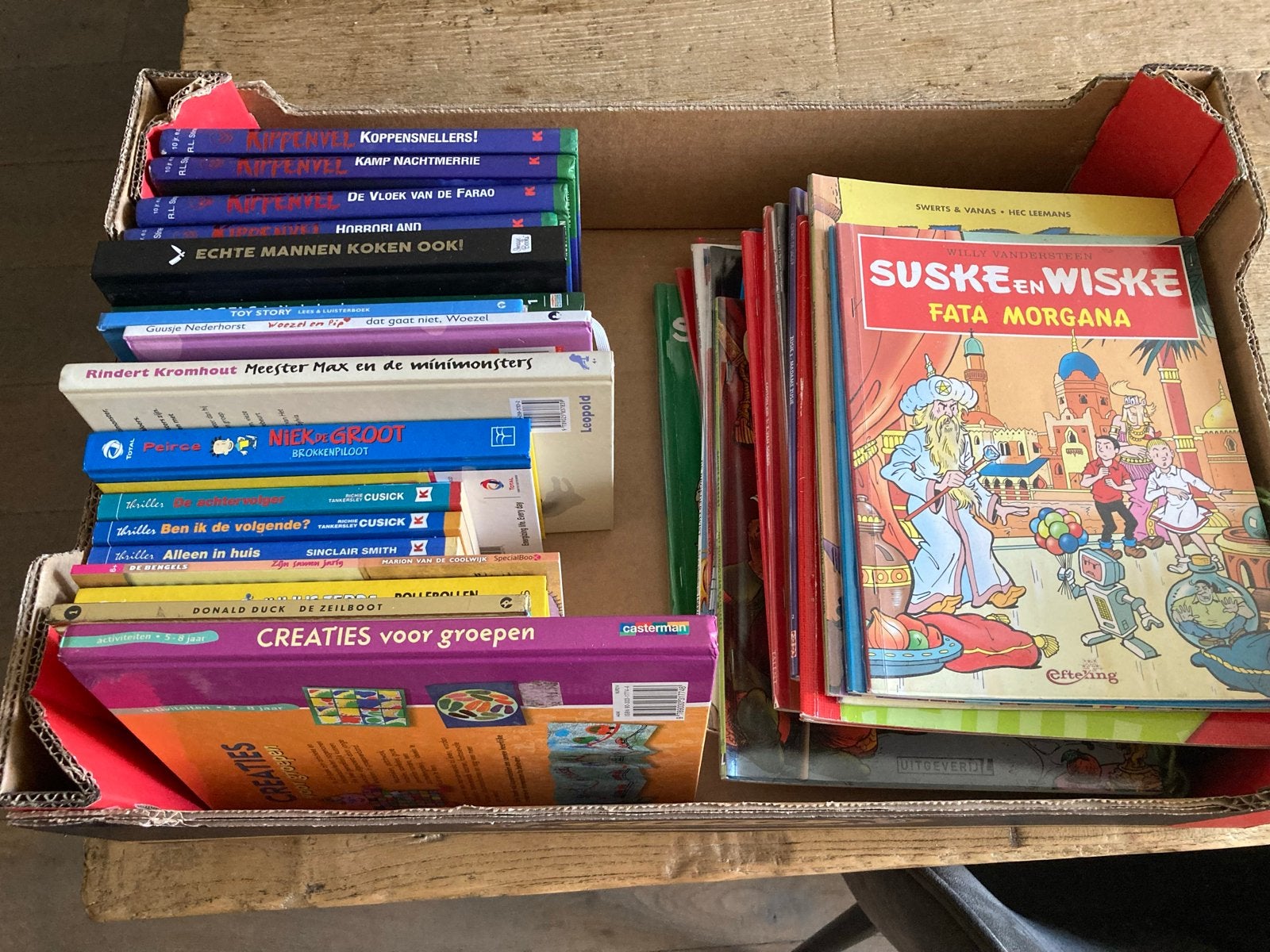 Gratis (kinder)boeken en stripboeken, Meerdere stripboeken, Ophalen, Gelezen