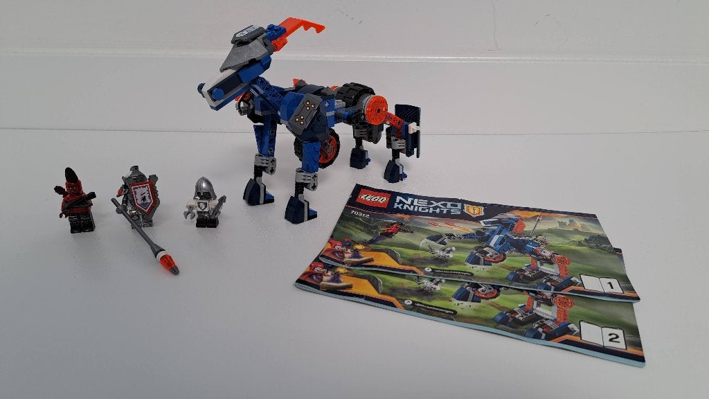 Lego Nexo Knights Lance's Mecha Paard 70312, Overige thema's, Lego, Ophalen of Verzenden, Zo goed als nieuw