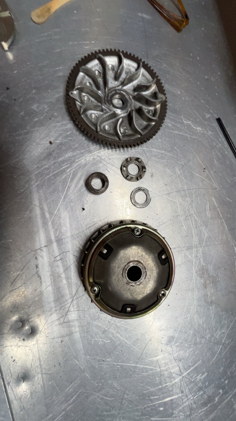 Skipper/Hexagon Vario Compleet met Malossi rolletjes, Ophalen of Verzenden, Gebruikt, Overige typen, Piaggio