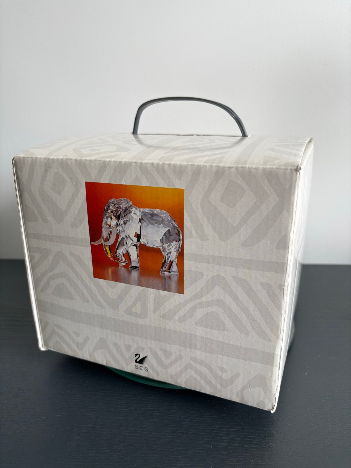 Swarovski SCS Jaarstuk Olifant, Ophalen of Verzenden, Zo goed als nieuw, Figuurtje