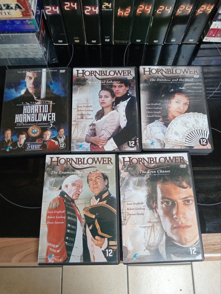 Hornblower DVD Collectie - 5 Films, Cd's en Dvd's, Dvd's | Drama, Zo goed als nieuw, Historisch of Kostuumdrama, Boxset, Vanaf 12 jaar