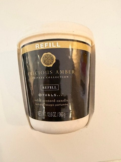 Nieuw Rituals Precious Amber refill geurkaars kaars 360g, Ophalen of Verzenden, Kaars, Rituals