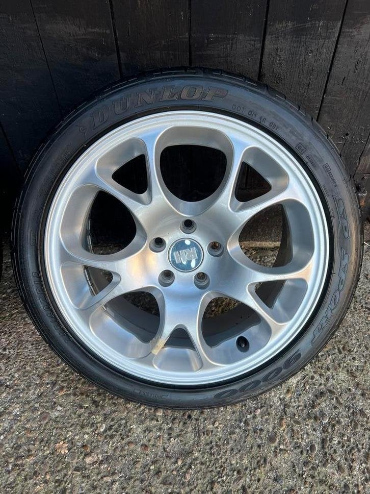 5x112 245/40R18 golf Caddy Audi dunlop zomer set et 55 8,5J, Niet ingevuld, 18 inch, Banden en Velgen, Niet ingevuld