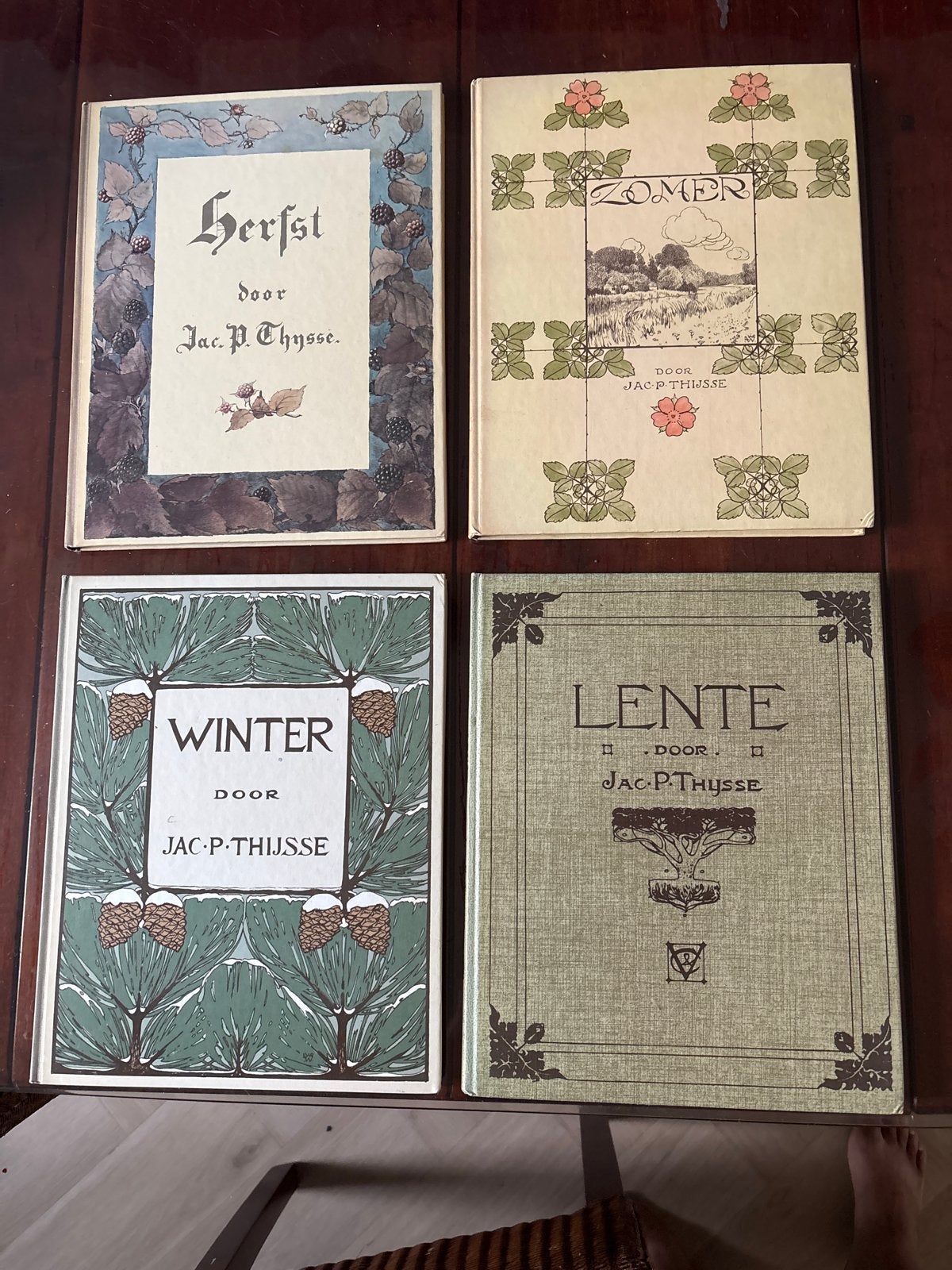 Jac. P. Thijsse - Lente, Zomer, Herfst, Winter (4 delen), Boeken, Ophalen of Verzenden, Zo goed als nieuw, Nederland