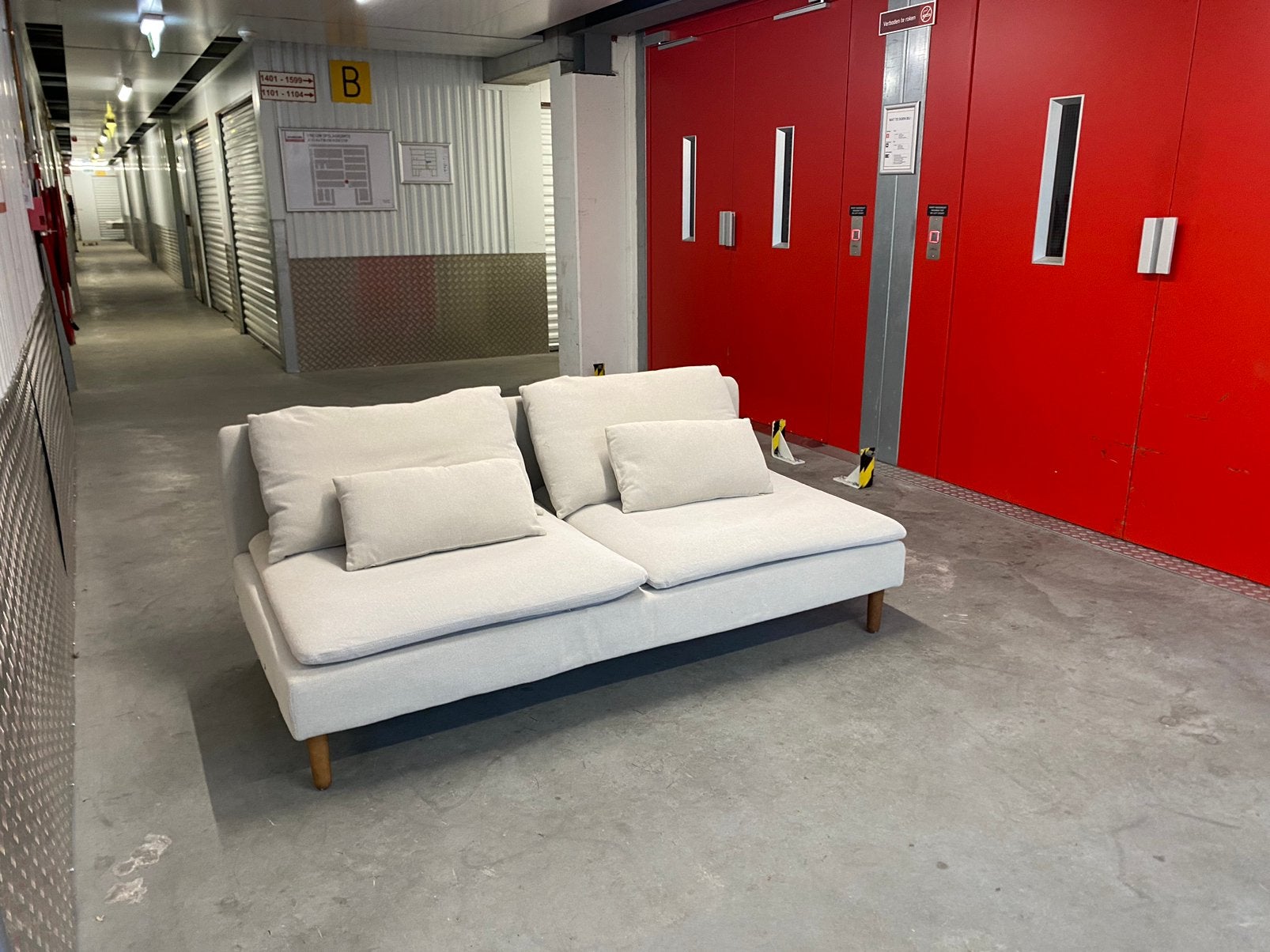 IKEA SÖDERHAMN BNAK - gratis bezorging-, Huis en Inrichting, Ophalen of Verzenden, Zo goed als nieuw, Vierpersoons of meer