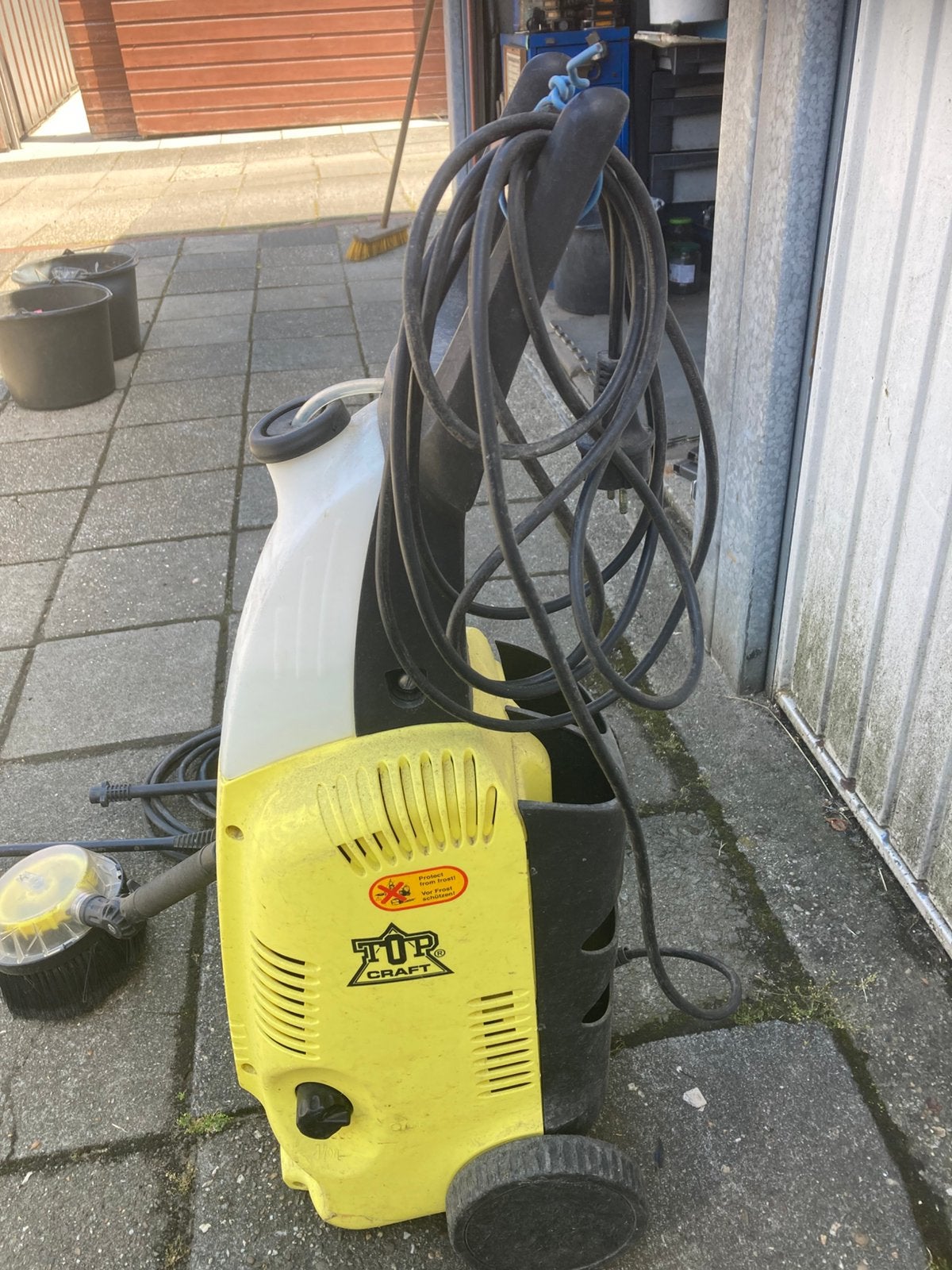 Hogedrukreiniger merk top craft compleet, Tuin en Terras, Ophalen of Verzenden, Zo goed als nieuw, Elektrisch