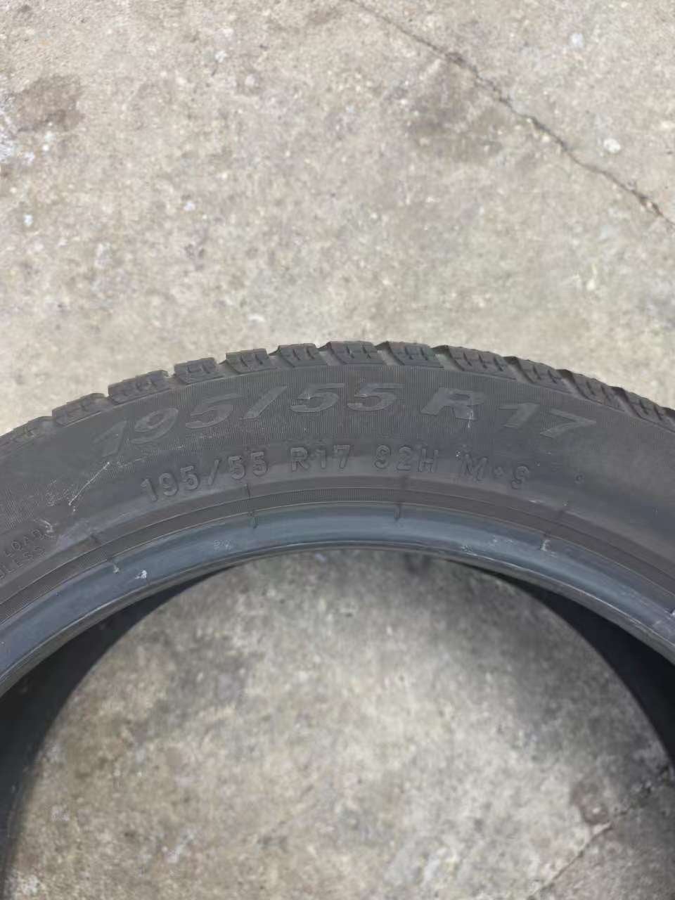 2 winterbanden pirelli 195/55r17, Ophalen