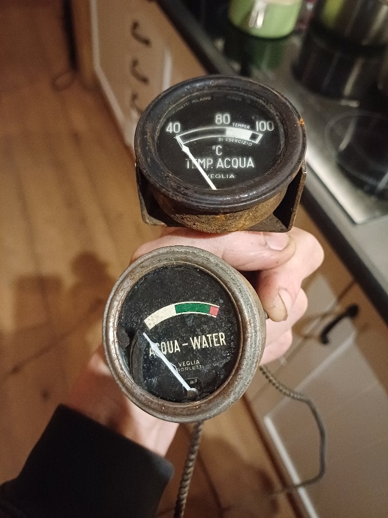 WANTED GEZOCHT Fiat Trekker/Traktor Temperatuurmeters VEGLIA, Ophalen of Verzenden, Gebruikt, Overige merken, Elektronica en Kabels